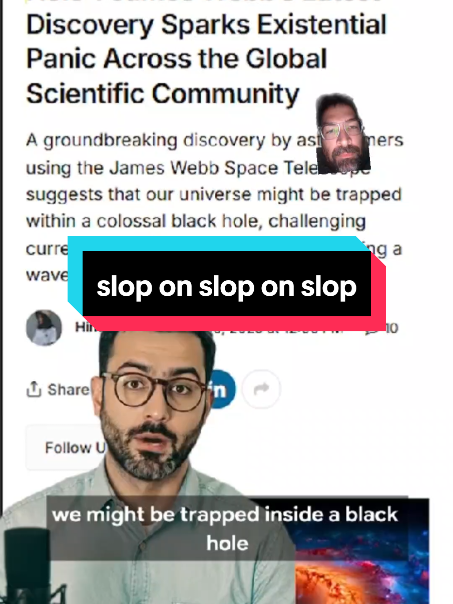Replying to @cjtrowbridge slop on slop on slop 