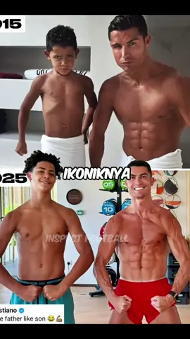 Cristiano Junior Lebih Tinggi dari Ayahnya