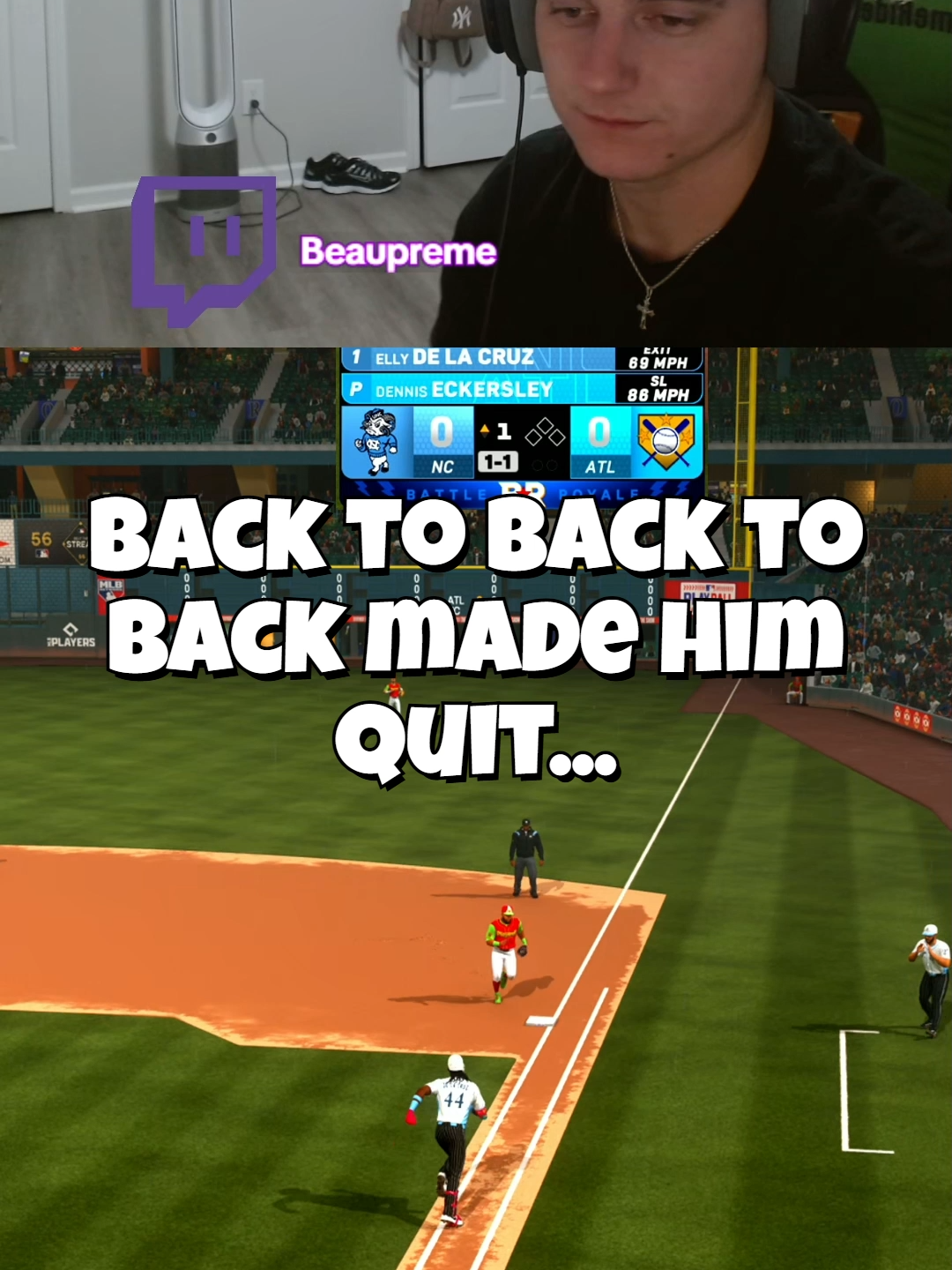 I would have quit to bro ngl #fyp #mlbtheshow25 #gaming #mlbtheshow #MLB