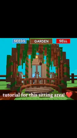 sitting area ✨ #growagarden #GaG #tutorial #roblox