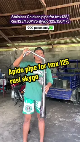 Plug and play na yan sa mga pantra natin mga boss ✅  Chicken pipe for tmx 125 Chicken pipe for pantra  Pipe for pantra Apido pipe for tmx 125 Apido pipe for rusi 125/150/175 Apido pipe for skygo 125/150/175 Apido pipe  #tiktok #searchcreatorinsights #pipe #chickenpipe #apidopipe #chickenpipefortmx125 #pipefortmx125 #apidopipestmx125 #apidopipetmx125soundcheck #tmx125 #tamputsu #motorcycle #chickenpipeforskygo 