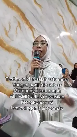 Maa syaa allah testimoni yang terbukti nyata dari salah satu mitra yang mengkonsumsi lvn collagenia & ecomax😍😇 #solusi #promilcepathamil #programhamilcepat #programhamil 