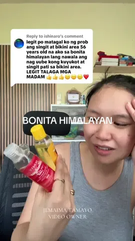 Replying to @ishinaro  yes legit na legit to guys 😍 #bonita #bonitahimalayanpinksaltoil #bonitahimalayan #fyp 
