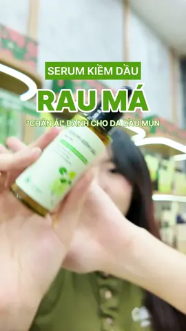 Serum kiềm dầu Rau Má - những điều bạn chưa biết! #myphamthiennhien #comem #viral #trending #chamsocda #muahe #rauma #serum