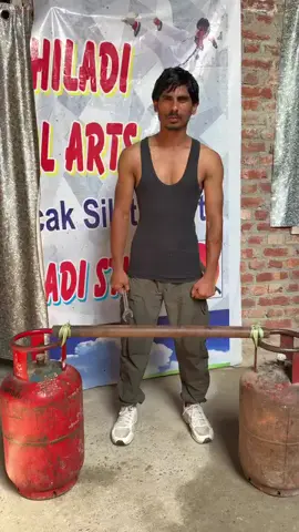 illyas khiladi kung Fu hard working power #homegym ##bodybuilding #unfareezmyaccount #foryou #trending #homefitness #health 