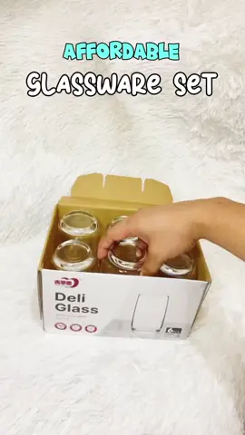 6 PCs Deli Crystal glassware🫶#glass #glasswareset6pcs 