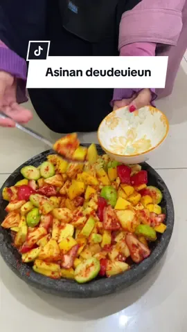 Asinan ini bikin deudeuieun 😭 #tehintan 