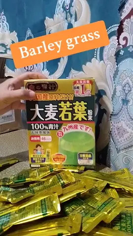 #barleygrass #nihonyakkengoldenaoijiropuredomesticbarleygrasspowder46packets