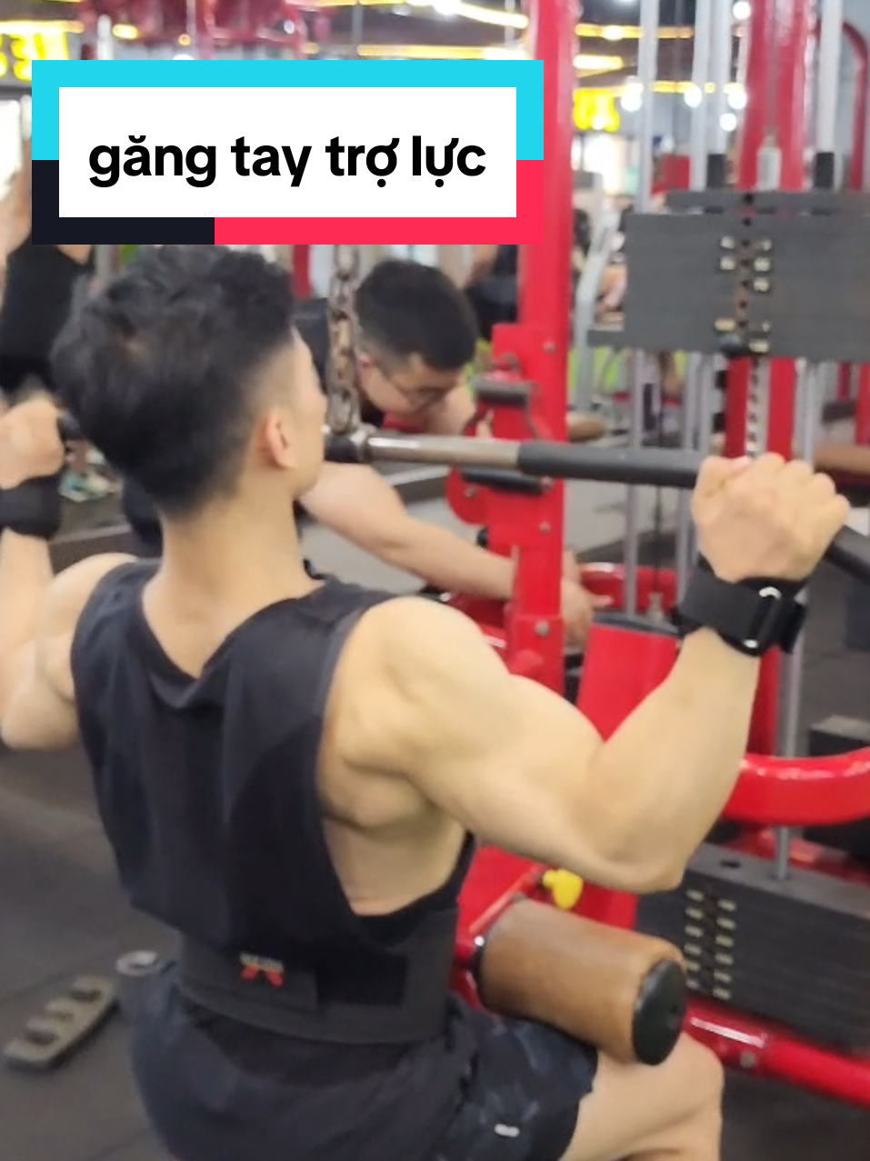 găng tay trợ lực strap kéo xà #tvcgym #gym #Fitness #strap #gangtaytroluc 