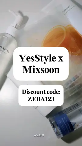 Discount code: ZEBA123 ⬅️ @YesStyle @YesStyleInfluencers @mixsoon_official @mixsoon_global  #yesstyle #yesstylecode #yesstylecoupon #mixsoon #skincare #koreanskincare 