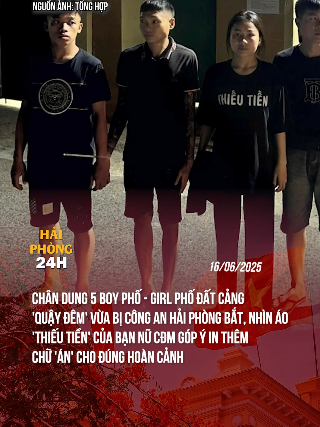 CHÂN DUNG KHỐI 'THIẾU TIỀN ÁN' VỪA BỊ CÔNG AN BẮT TỘI GÂY RỐI TRẬT TỰ #tiktoknews #haiphong24h #theanh28 #haiphong #trending  #news