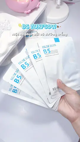 Em mặt nạ vừa dưỡng ẩm, vừa phục hồi vừa dưỡng trắng nè mí bà #hunfsow #matnateonhoB5 #matnagiay #matnacapam #matnaB5hunfsow