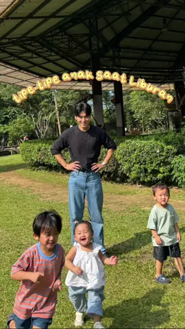 tipe tipe anak saat liburan!! 