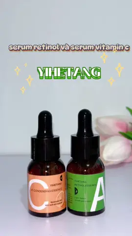 Serum nhà YIHETANG giá học sinh sinh viên thui nè, hiệu quả khá tốt nhe #unboxing #review #serumretinol #serumvitaminc #skincare #duongda #yihetang 