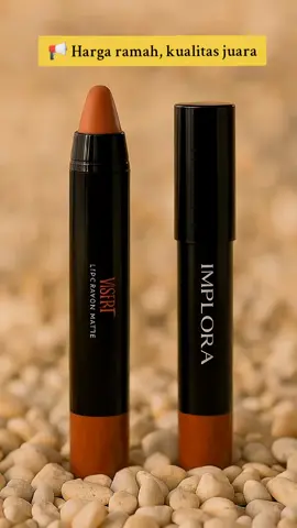 Implora lip crayon matte, harga ramah kualitas juara #imploracosmetics #imploralipcrayon #lipcrayon #skincare #foryou 