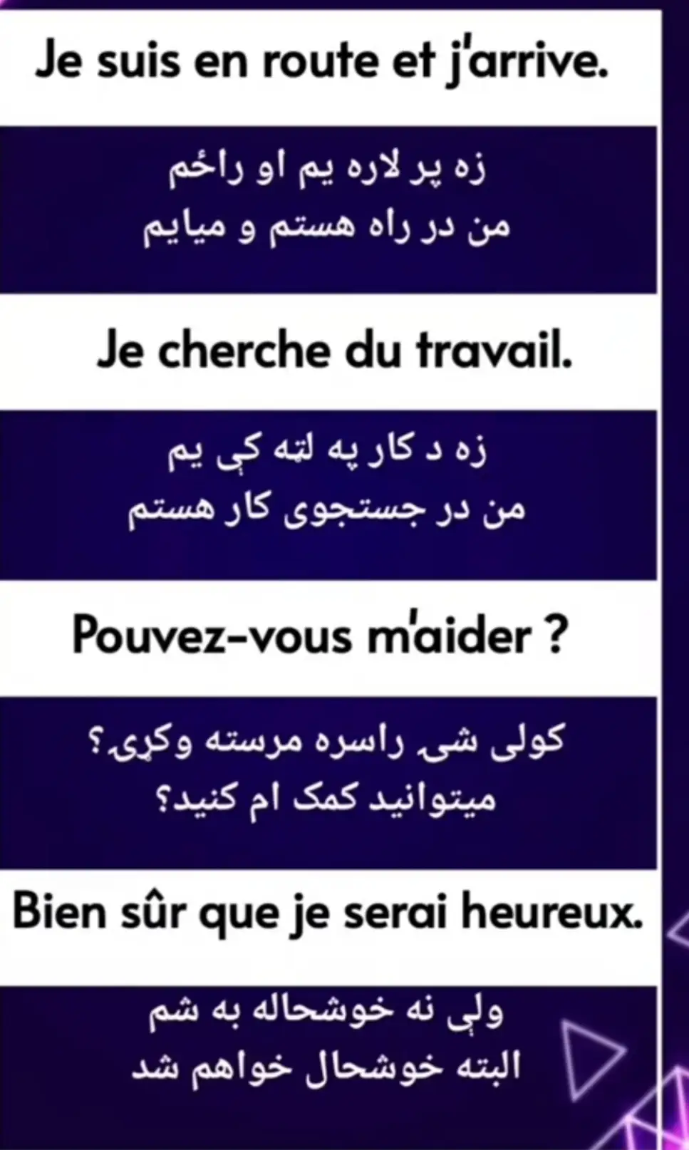 #آموزش_زبان_فرانسوی #درس #فراسنه #پشتون #فارس @Dawlatzai🇦🇫🫶🇫🇷 