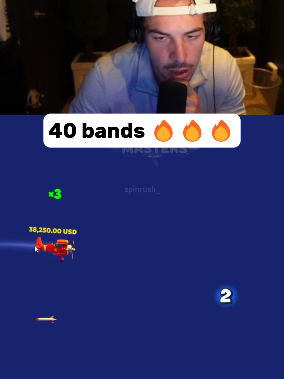 40 bands 🔥🔥🔥 #kickstreaming #aviamasters #planegame