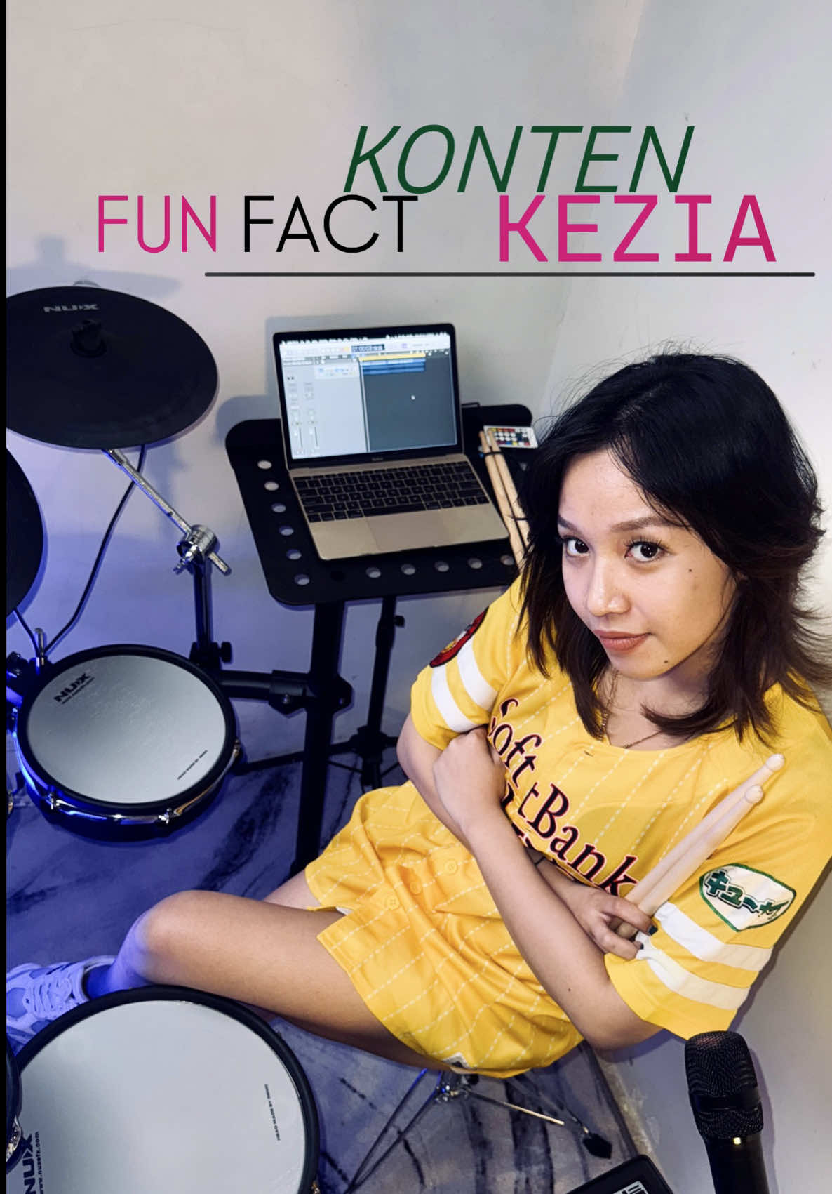Mau nanya apa? @NUX Indonesia #nuxdrums #nuxindonesia #nuxdm8 #fypシ゚viral #keziagrace 