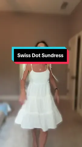 Hey brides 👰‍♀️💍 Found us a sweet little sundress for our bridal season! #sundress #whitedress #bride #bridalshower #honeymoon #dress #summerdress 