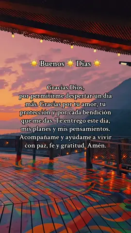 #Aqui estoy mi Dios, desde temprano, dándote las gracias por este nuevo día de esperanza y junto a ti todo será posible. #buenosdias #feliziniciodesemana 
