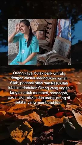 Allah dan Rasulullah lebih merindukan orang yang gemar sodakoh di bandingkan dengan yang rajin ibadah tapi hatinya buta #quotes #story #sad #fyp 