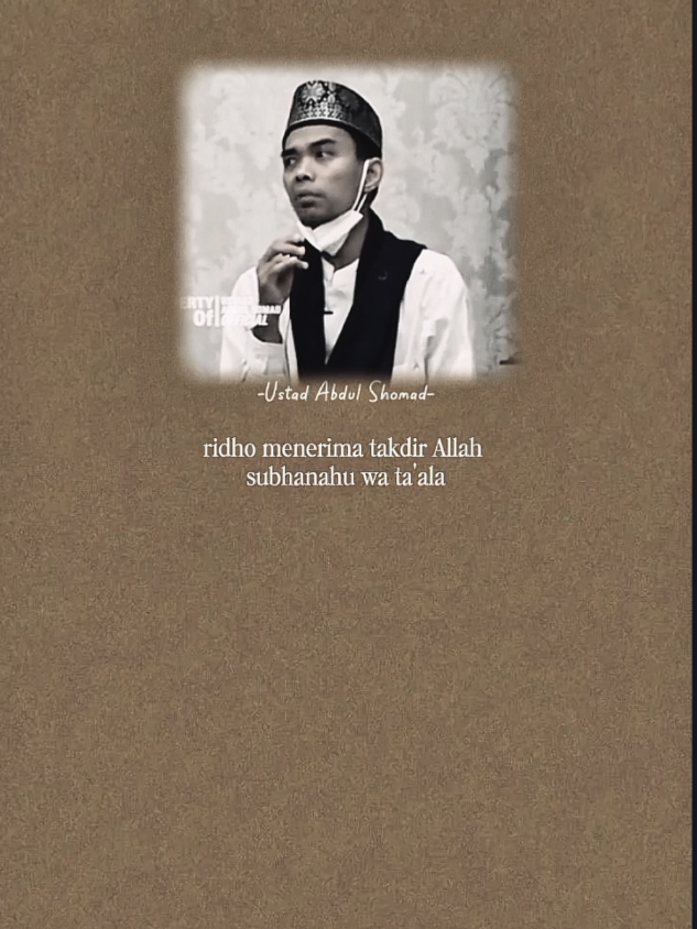 Takdir..  #dakwah #ustadzabdulsomad #ngajibareng #ngaji #hijrah #fyp 