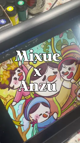 Bài tham gia cuộc thi vẽ tranh Tuyết Vương lần thứ 3☀️☀️☀️.  Tranh được mình lấy cảm hứng từ Chuyện bốn mùa, chắc hồi nhỏ ai cũng từng đọc qua câu chuyện 4 nàng Xuân Hạ Thu Đông và bà Đất đúng hong.  Mình rất thích câu truyện cổ tích này nên đã lấy nó làm cảm hứng cho cuộc thi lần này. Mong mọi người đón nhận và tham gia chung nhaaa #vetuyetvuongMIXUE2025