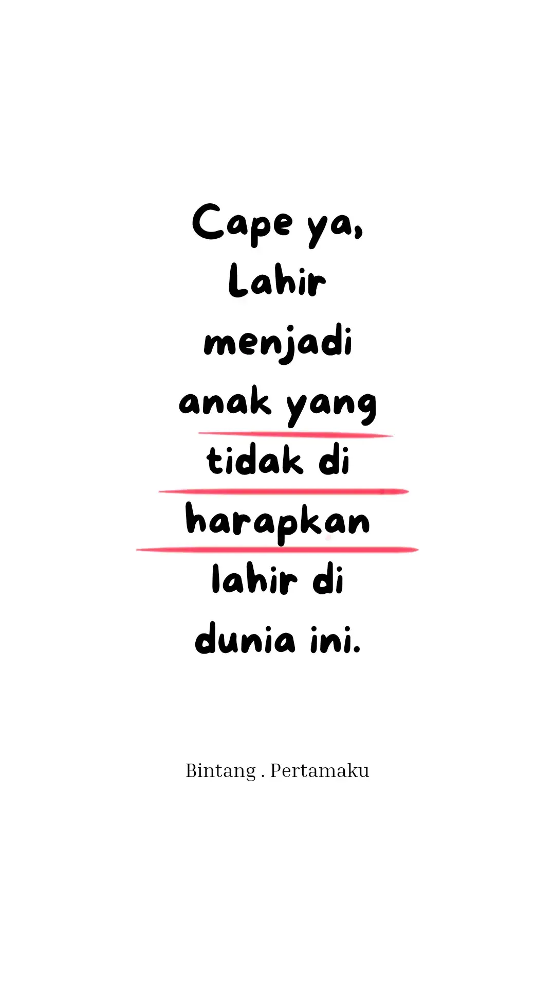 Tiktok         : bintang.pertamaku Instagram : @bintang.pertamaku ____________________________________________ #bintangpertamaku #motivasi #quotes #storywa #quotesgalau  #moots #foryou #quotesindonesia #fypシ #fypシ❤️💞❤️ #aesthetic #ａｅｓｔｈｅｔｉｃ#puitisdikit #hurtquotes💔💔  #katakatahariini #now #moods #aestheticquotes