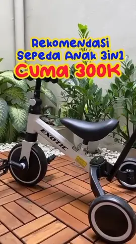 Sepeda Roda 3in1 Anak Sepeda Keseimbangan Balance Bike Roda 3 Mainan Anak Sepeda Multifjngsi Murah #sepeda  #sepedaanakmurah  #sepedaanak  #indonesia🇮🇩  #fyp 
