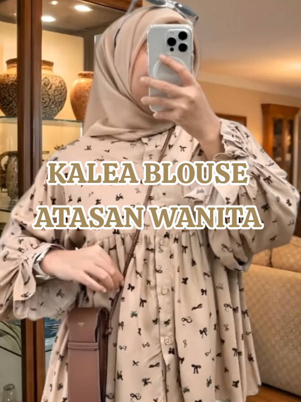 Kalea Blouse Atasan Wanita Kekinian Jumbo Terbaru Bahan Rayon Premium Busui by Kamalin