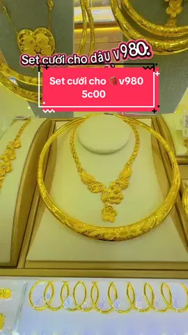 Combo cưới cho dâu xinh nhà em ạ 🫰#vangcuoi #vang24k #damcuoi #xuhuong #thinhhanh #viral #tiemvangminhtamhieujewelry 