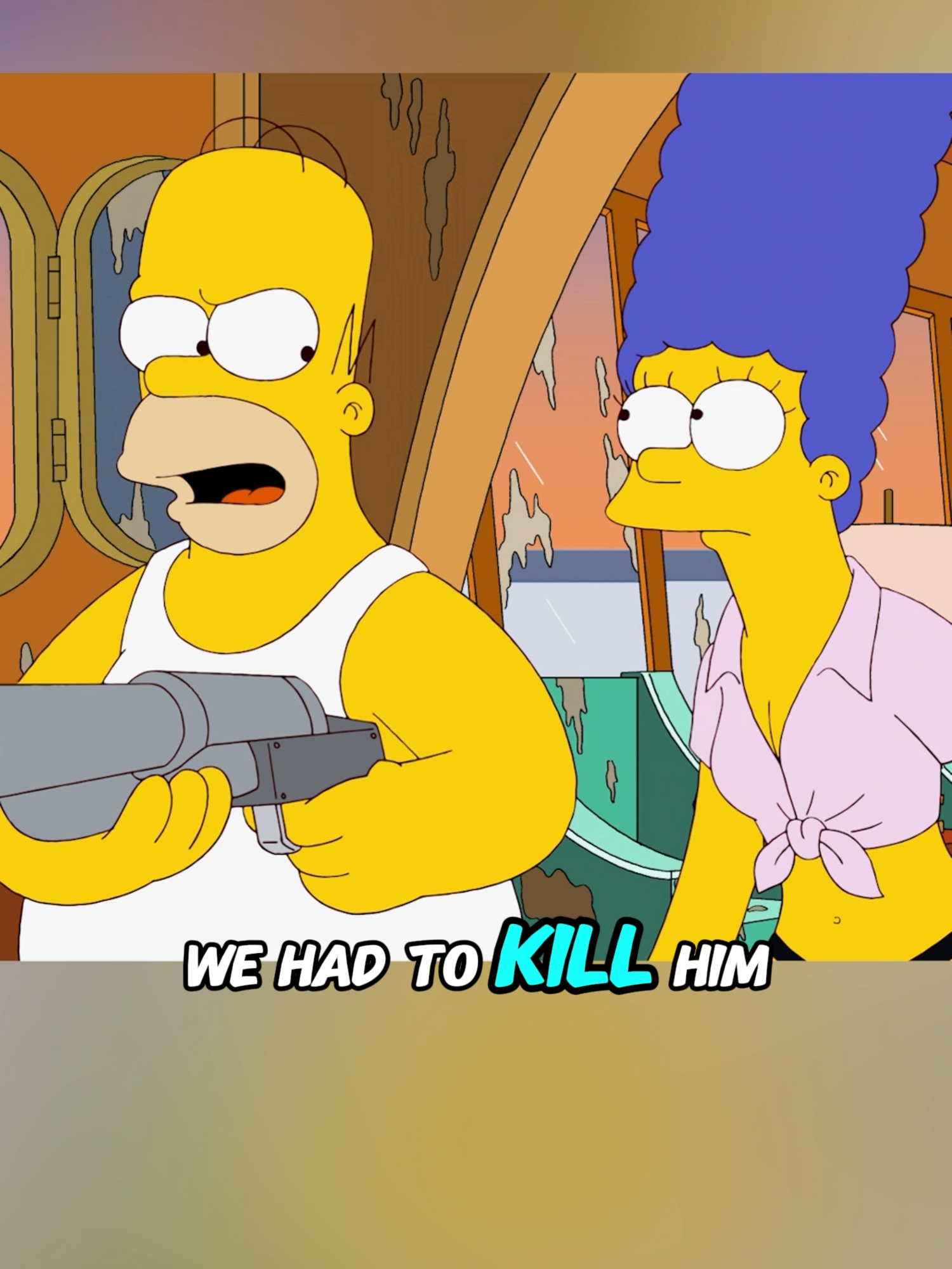 Maritime Nightmare Of Simpsons#fyp #fypシ #foryoupage #thesimpsons #cartoon