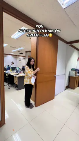 Suka culture shock punya kantor green flag kayak gini🫰🏻🫰🏻🫰🏻 #worklife #pov #greenflag #toxic #fyp #trending