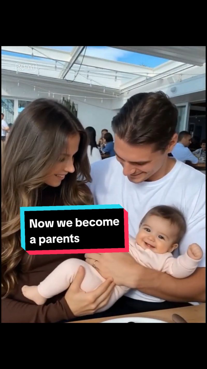 Now we become a parents #trend #fyp #baby #globalaidc #ainesia #moveai #parents #CapCut 