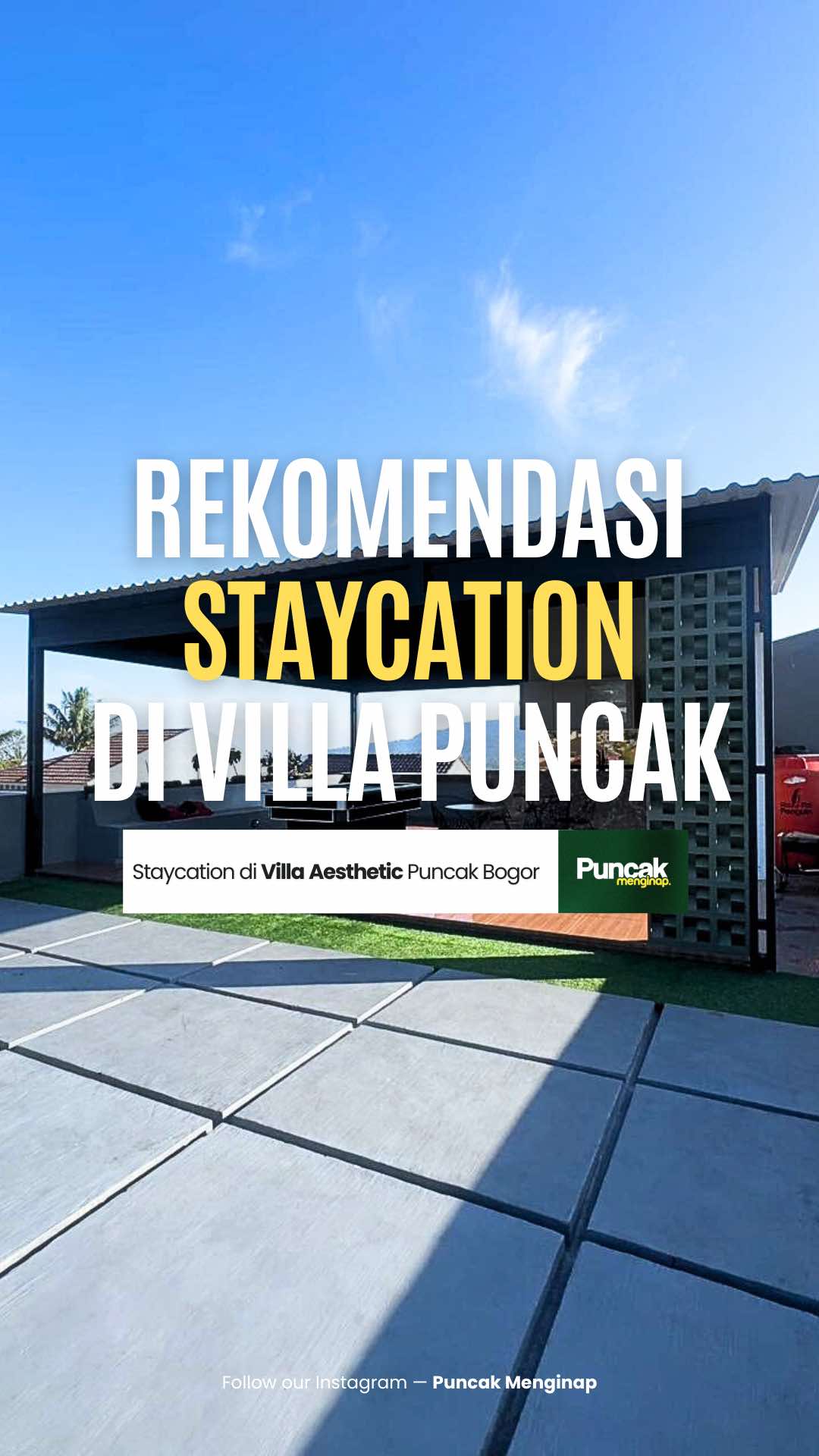 Nadhira emang keren sih viewnya 🤩 kalian harus staycations disini‼️ #tiktok #puncakmenginap #fyp #viral #cisaruapuncak #villamurah #villa #puncak 