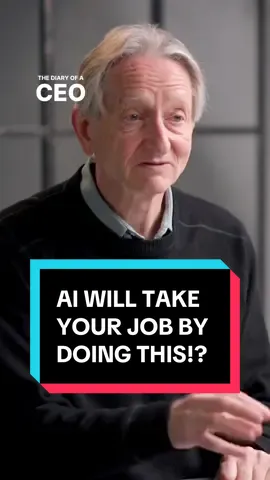 The Godfather of AI Geoffrey Hinton reveals how he believes AI will be taking your job 👀    #diaryofaceo #business #developments #viral #mindset #podcast #podcasts #clips #podcastclips #ai #artificialintelligence #chatgpt #grok #google #chatbot