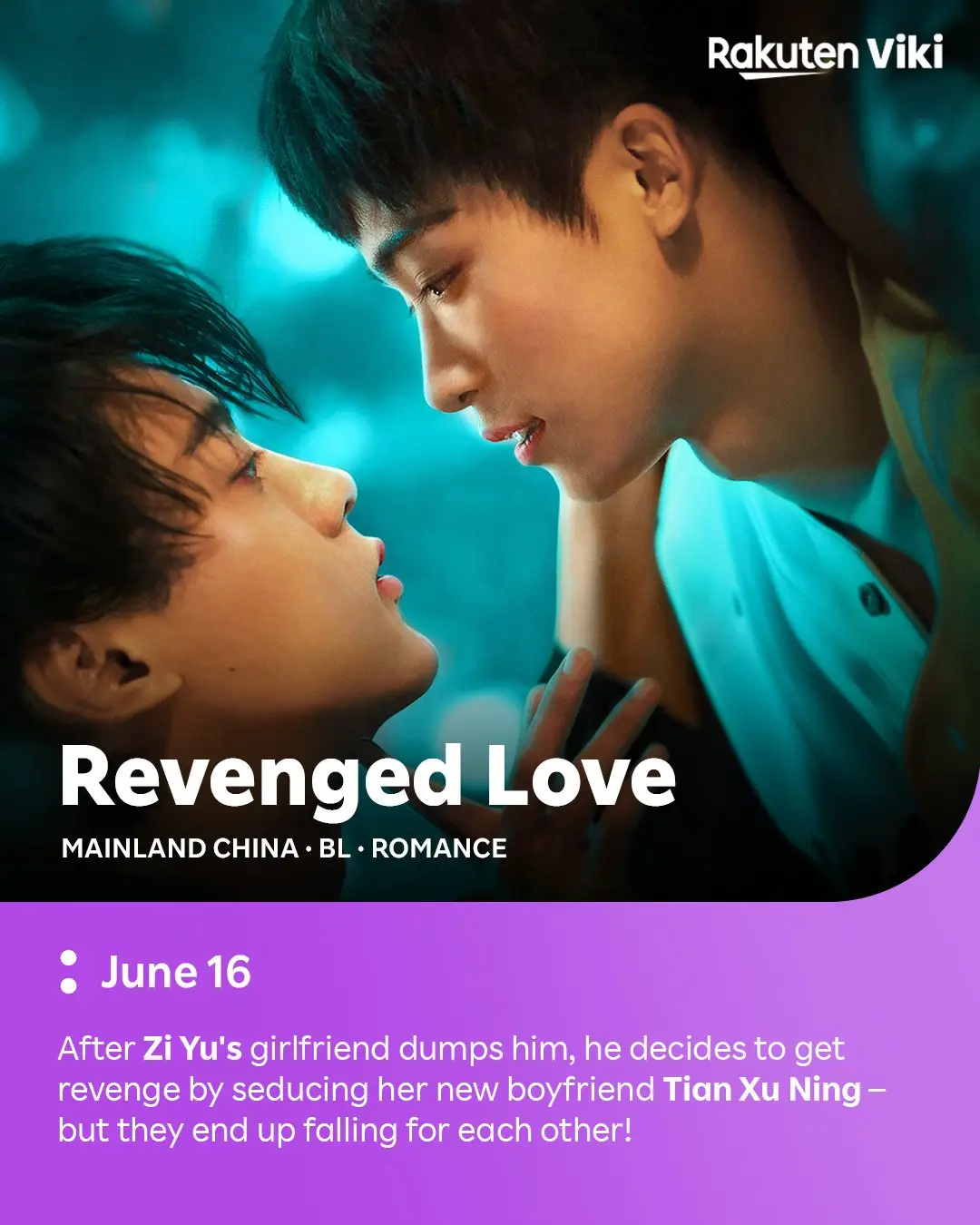 After being dumped for a wealthy man, Wu Suo Wei sets out for revenge—by seducing his ex-girlfriend's new boyfriend, Chi Cheng. But when Chi Cheng unexpectedly falls for him, their game of manipulation turns into something neither of them saw coming: real feelings. Native Title: 逆爱 Also Known As: Counter Attack , Falling in Love with a Rival , Ni Ai , Ni Xi , 逆袭 , 逆愛 , 逆襲 Genres: Romance Tags: Adapted From A Web Novel, Gay Male Lead, Gay Romance, LGBTQ+, Enemies To Lovers, Revenge, Rich Male Lead (Vote tags) Country: China Type: Drama Episodes: 24 Aired: Jun 16, 2025 - Aug 26, 2025 Aired On: Monday, Tuesday Original Network: Viki #逆爱 #revengelove #Revengelovebl #zhanxuan #LiuXuanCheng #ziyu #tianxuning #china #chinesebl #bl #boyslove #bl2025 #boyslove2025 #Chinesebl2025 #gay #gayromance #revenge #viki @viki #viu @Viu Singapore #gagaoolala @GagaOOLala #asiandramasaddicts #2025 #viral #mustwatch #recommendation #Romance 