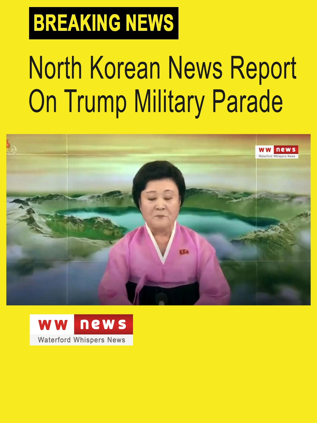 North Korean News Report On Trump Military Parade