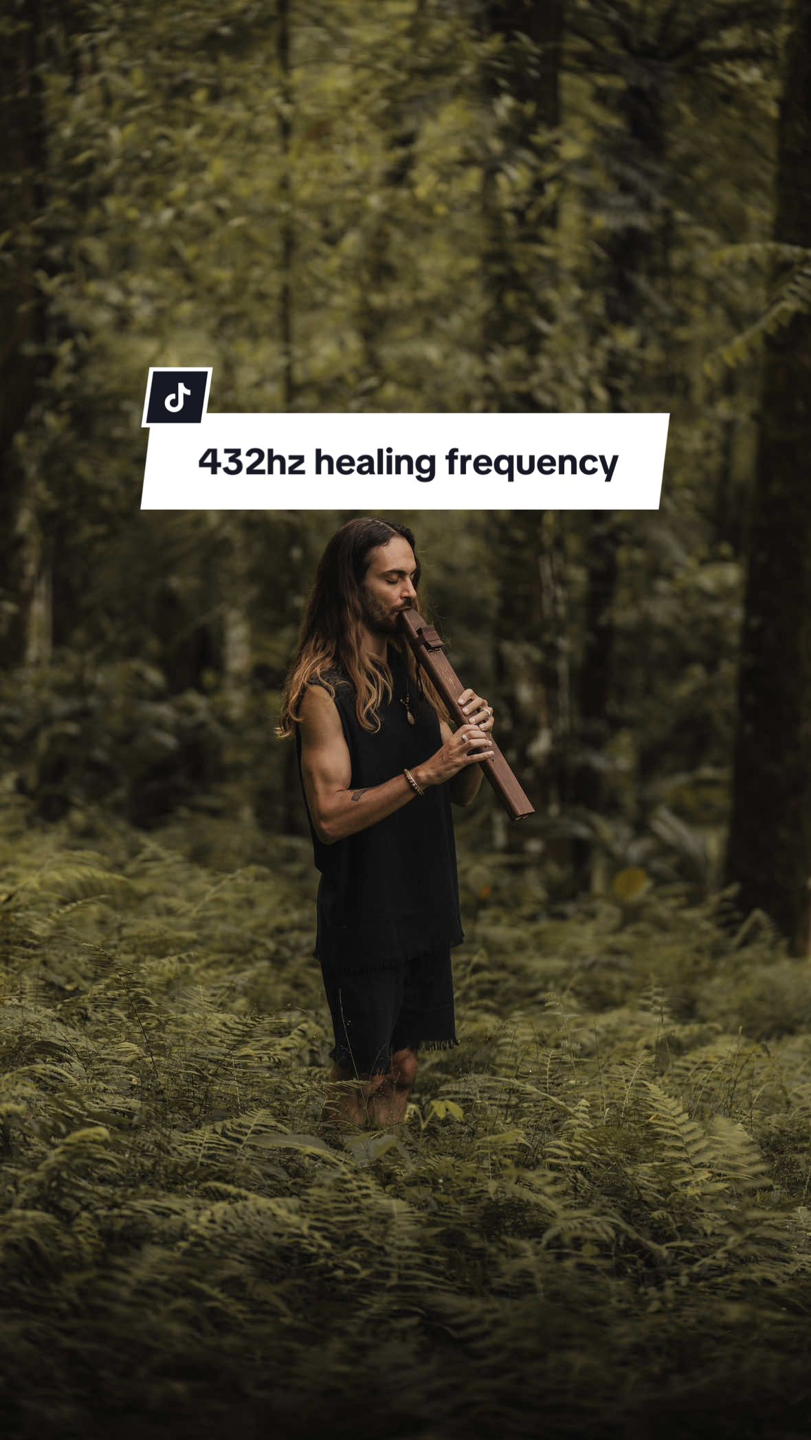 The healing frequency of 432hz 🪶 #soundhealing #flute #nature 