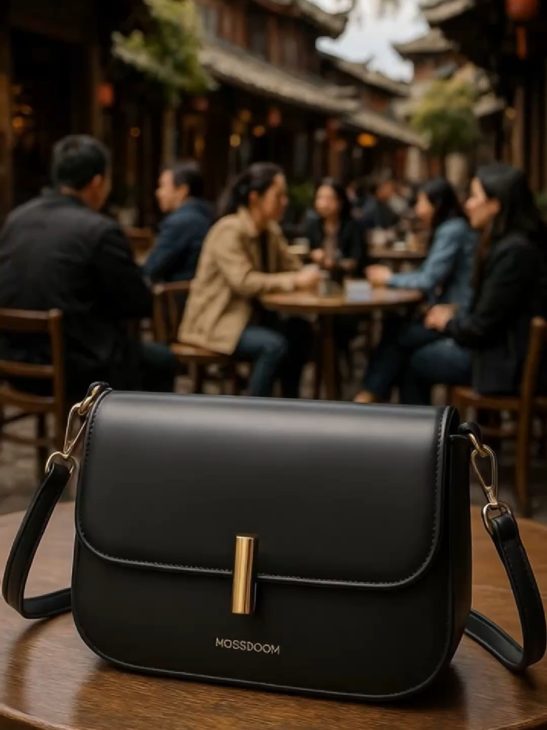 MOSSDOOM Valerie Bag -Túi Đeo Chéo Phong Cách Hàn Quốc Cho Nữ, Túi Đeo Chéo, MDB2301 #saramode #tuixachnu