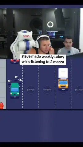 steve made another weekly salary 😂 #kickstreaming 