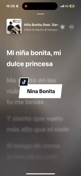 🎵Nina Bonita🎵Chino&Nacho #musicqoutes #viral #viralsongs #fyp #foryou #lyricvideo #trending 