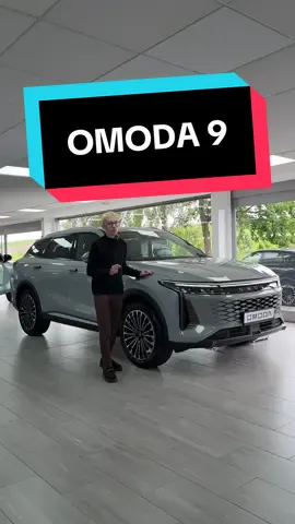 The new OMODA 9 has arrived! A large premium PHEV SUV with an official EV range of up to 93 miles and packing a punch with 449PS.  My full review including my driving impressions i now on my channel, thank you to Pye Motors OMODA! What do you think of this new beast? ⬇️ #cartok #omoda #omoda9 #CapCut #phev #chery #newcar #uk #fyp 