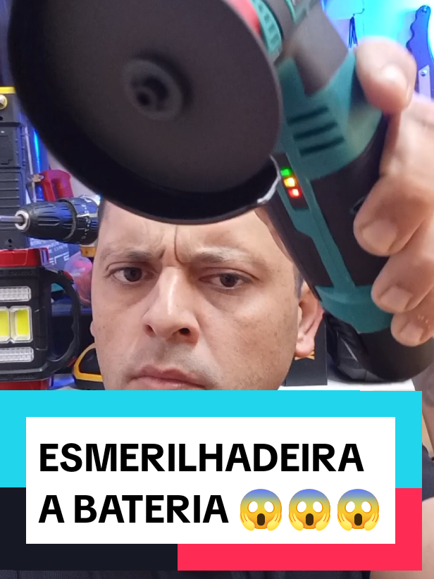 Esmerilhadeira e Lixadeira Angular Sem fio, a bateria, melhor preço do Tiktok Shopping Brasil  Testando  #ferramentas #obra #construção 