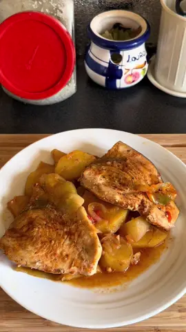 Espadon avec pommes de terre, mélangé avec patates douces, c’est trop bon 👌 #poissons #espadon #recettefacile #pourtoiii #pov #percer 