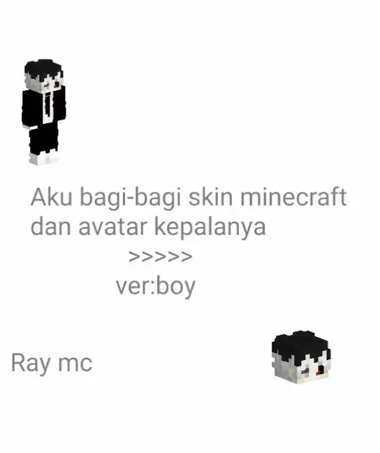 bagi-bagi skin minecraft #Minecraft#minecraftmcpe#skinmcpe#skin #foryou #minecraftpocketedition#fyppp #masukberanda