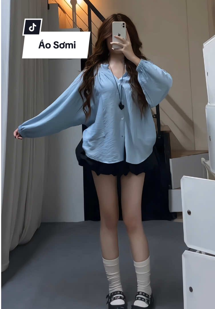 Áo Sơmi nhiều màu xinhh cho mấy nàng nè #kimeehouse #aosomi #aosominu #aosomidaitay #aosomihottrend #thaosuneo #tiktokshop #xhuongtiktok #viral 