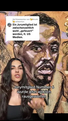 Antwort auf @🥳Nicole🥳 Jurymitglied Nummer 6 wurde jetzt wirklich aus dem Diddy Prozess gekickt. Der Richter ist der Meinung, dass er das Gericht absichtlich getäuscht hat, um Teil der Jury bleiben zu können. Diddys Anwälte und auch Diddy selbst sind alles andere als zufrieden mit dieser Entscheidung. Wer sein Ersatz ist und alle Updates im Diddy Prozess siehst du im Video. #diddy #pdiddy #cassie #puffdaddy #diddytrial #trial #prozess #update #exposed #hollywood #rap 