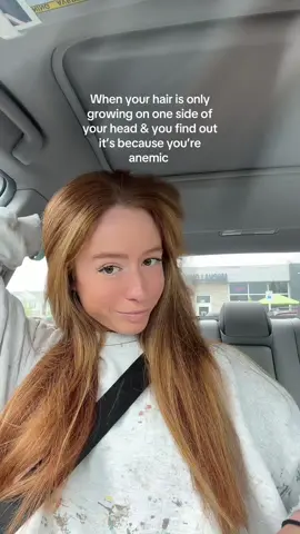 Got a cut to even it out, no longer lopsided 😂 #hairjourney #redhair #redhead #hairtransformation 