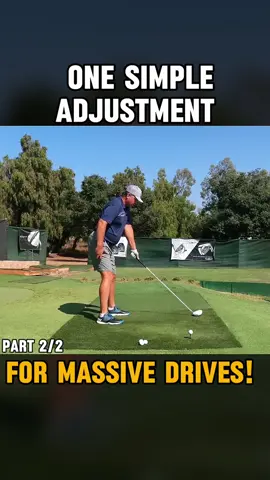 One Simple Adjustment for Massive Drives! #golf #golfer #golfgrip #power #golftips #golflessons #skillest #golfswingtips #golfdrills #golfpro #progolf #golftok #america #major #pga #pgagolf #foryoupage #fyp 